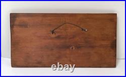 Peter Dekker Relief Carved Wood Panel Wall Hanging Reclining Nude Woman Signed