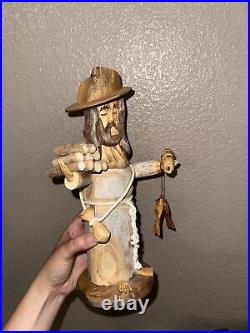 Peter Ortega's Folk Art Wood Wooden Sculpture 11 SAN PASCUAL MADE in Mexico