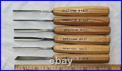 Pfeil Swiss Made Hand Wood Carving Tools Set of 6 Sizes/Shapes