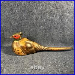 Pheasant Big Sky Carvers Kissy Durham #1731 Hand carved Painted wood 1999