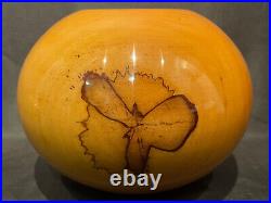 Philip Moulthrop Signed Palo Verde Turned Burl Wooden Bowl Sculpture 425-110