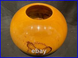 Philip Moulthrop Signed Palo Verde Turned Burl Wooden Bowl Sculpture 425-110