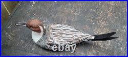 Pintail Duck Decoy Wooden Hand Carved by Adam Plitt of iCarve Signed by Artist