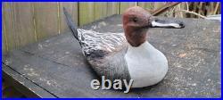 Pintail Duck Decoy Wooden Hand Carved by Adam Plitt of iCarve Signed by Artist