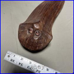 R. L. Blair Deep Eel Wood Carving Signed 2002