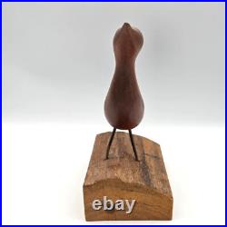 RARE Paul W. Eshelman Wood Bird Carving Roherstown PA MCM Folk Art Signed RARE Paul W. Eshelman Wood Bird Carving Roherstown PA MCM Folk Art Signed