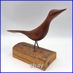 RARE Paul W. Eshelman Wood Bird Carving Roherstown PA MCM Folk Art Signed RARE Paul W. Eshelman Wood Bird Carving Roherstown PA MCM Folk Art Signed