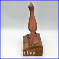 RARE Paul W. Eshelman Wood Bird Carving Roherstown PA MCM Folk Art Signed RARE Paul W. Eshelman Wood Bird Carving Roherstown PA MCM Folk Art Signed