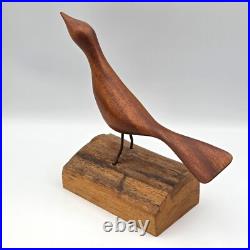 RARE Paul W. Eshelman Wood Bird Carving Roherstown PA MCM Folk Art Signed RARE Paul W. Eshelman Wood Bird Carving Roherstown PA MCM Folk Art Signed