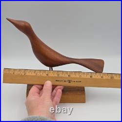 RARE Paul W. Eshelman Wood Bird Carving Roherstown PA MCM Folk Art Signed RARE Paul W. Eshelman Wood Bird Carving Roherstown PA MCM Folk Art Signed