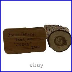 RARE Xmas/Religious Jesus & St. Francis Artisan Hand-Carved figures (MSRP $900)