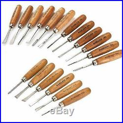 Ramelson Wood Carving Hand Chisel & Gouge Set Kit 24pc With Tool Belt