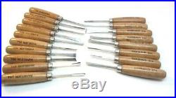 Ramelson Wood Carving Hand Chisel Gouge Tool Set Kit 18pc Gunsmith Tools