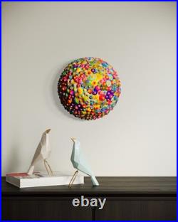 Rapture in Color Drops Painting 8x 8x 5