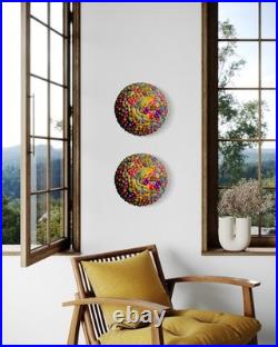 Rapture in Color Drops Painting 8x 8x 5