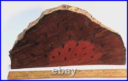 Rare Antique Carved Watermelon Folk art