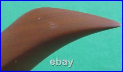 Rare Emil Milan Emilan Walnut Wood Carved Bird Sculpture American Modern