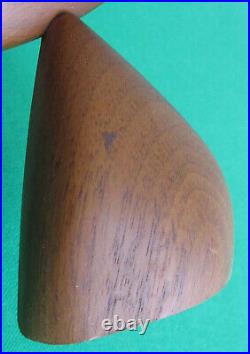 Rare Emil Milan Emilan Walnut Wood Carved Bird Sculpture American Modern