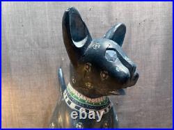 Rare September Woods Don Freedman Dog/Cat Hand Carved/Painted Folk Art Sculpture Rare September Woods Don Freedman Dog/Cat Hand Carved/Painted Folk Art Sculpture