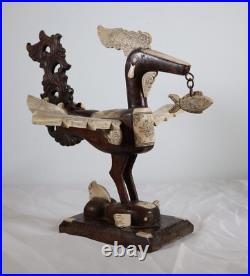 Rare Vintage Sarimanok Sculpture Maranao Art from Mindanao, Philippines Rare Vintage Sarimanok Sculpture Maranao Art from Mindanao, Philippines