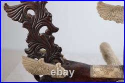 Rare Vintage Sarimanok Sculpture Maranao Art from Mindanao, Philippines Rare Vintage Sarimanok Sculpture Maranao Art from Mindanao, Philippines