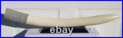 Realism Faux Art Elephant Wood Xlarge 40 Heavy 9 1/2 Lb Wood Carving
