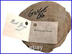 Robert Guge Mourning Dove Bird Carving