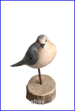 Robert Guge Mourning Dove Bird Carving