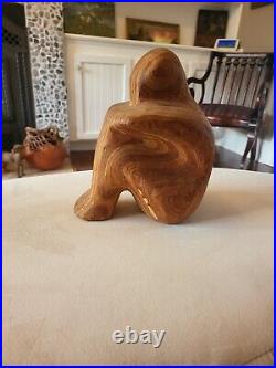 Robert Hargrave (20th C.) Carved Pressed Wood Sculpture Signed