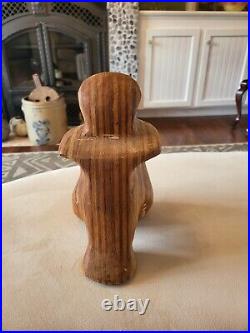 Robert Hargrave (20th C.) Carved Pressed Wood Sculpture Signed