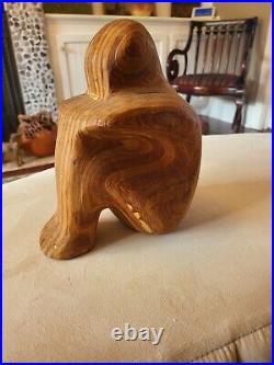 Robert Hargrave (20th C.) Carved Pressed Wood Sculpture Signed