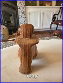 Robert Hargrave (20th C.) Carved Pressed Wood Sculpture Signed