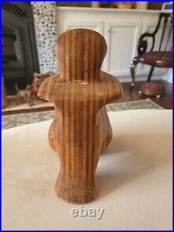 Robert Hargrave (20th C.) Carved Pressed Wood Sculpture Signed