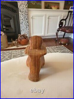 Robert Hargrave (20th C.) Carved Pressed Wood Sculpture Signed