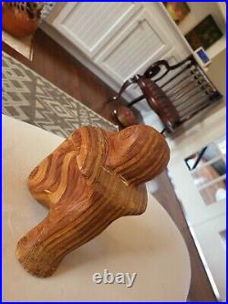 Robert Hargrave (20th C.) Carved Pressed Wood Sculpture Signed