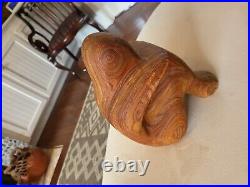 Robert Hargrave (20th C.) Carved Pressed Wood Sculpture Signed