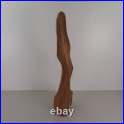Roger Pringle 2000 Hand Carved Wooden Abstract Figurative Sculpture 16 Tall