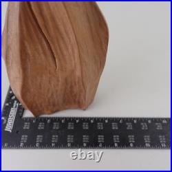 Roger Pringle 2000 Hand Carved Wooden Abstract Figurative Sculpture 16 Tall