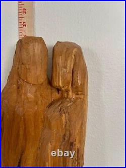 Rustic Wood Sculpture Abstract Couple BOHO Art Natural Hand Carved Reclaimed 26 Rustic Wood Sculpture Abstract Couple BOHO Art Natural Hand Carved Reclaimed 26