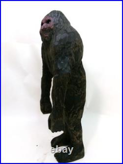SASQUATCH -my 13 tall hand carved signed wood figure