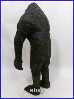 SASQUATCH -my 13 tall hand carved signed wood figure