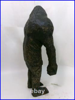 SASQUATCH -my 13 tall hand carved signed wood figure
