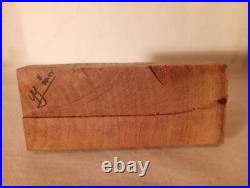 SCULPTURE Vintage Original Wood Carved Japanese Artist Yoshi Yoshido 6.5x4 SCULPTURE Vintage Original Wood Carved Japanese Artist Yoshi Yoshido 6.5x4