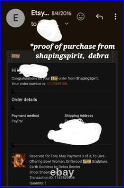 SHAPING SPIRIT shapingspirit Sculpture Ooak Alter Crystal ORIGINAL Receipt Added SHAPING SPIRIT shapingspirit Sculpture Ooak Alter Crystal ORIGINAL Receipt Added