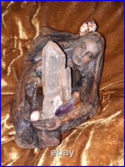 SHAPING SPIRIT shapingspirit Sculpture Ooak Alter Crystal ORIGINAL Receipt Added SHAPING SPIRIT shapingspirit Sculpture Ooak Alter Crystal ORIGINAL Receipt Added
