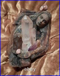 SHAPING SPIRIT shapingspirit Sculpture Ooak Alter Crystal ORIGINAL Receipt Added SHAPING SPIRIT shapingspirit Sculpture Ooak Alter Crystal ORIGINAL Receipt Added