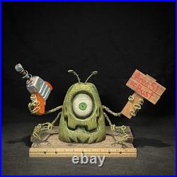 SHRUM Ray-gun Alien Whimsical Wood Carving Wood Art Folk Art