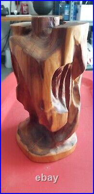 SIgned Jason Robert Haitian Jacaranda Wood Sculpture 15 of 100 SUPER RARE