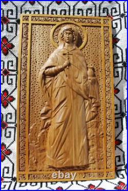 Saint Anastasia wood wall art housewarning gift