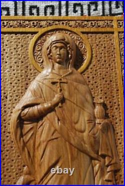 Saint Anastasia wood wall art housewarning gift